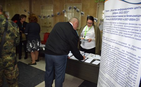 ОИЦ – Добрич популяризира еврофондовете сред работодатели и безработни в област Добрич