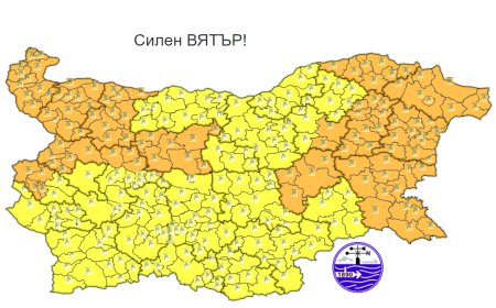 Силен вятър и дъжд през уикенда в областта