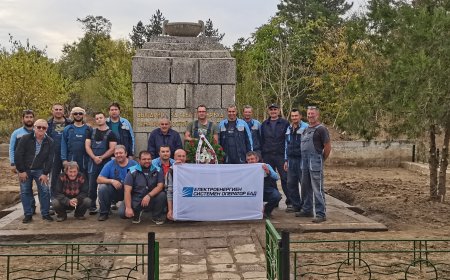 Електроенергийният системен оператор  възстанови паметника на загиналите във войните в с. Александрия