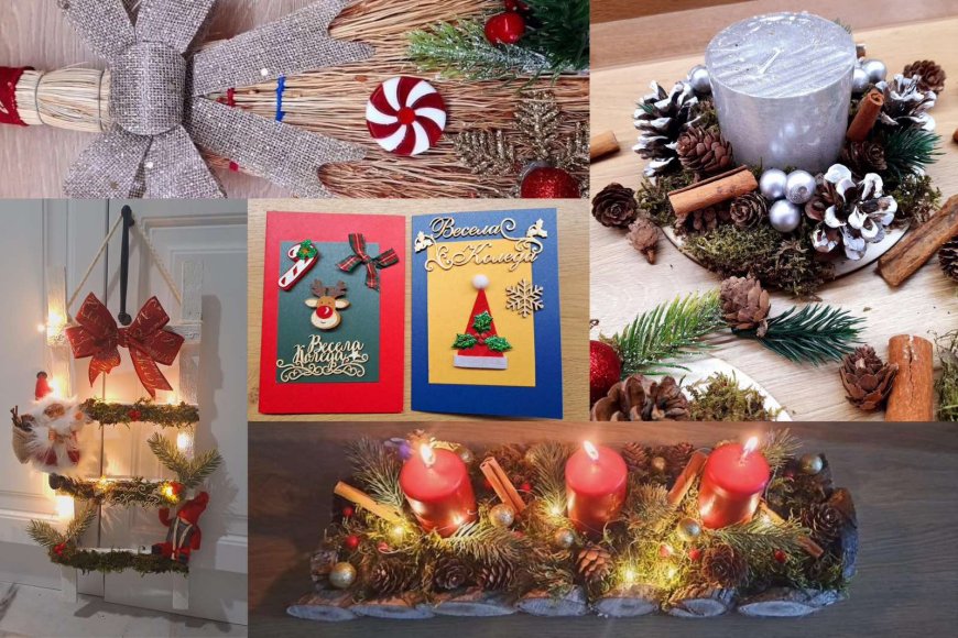 Коледен дух с подаръци, направени от майка на дете с увреждане