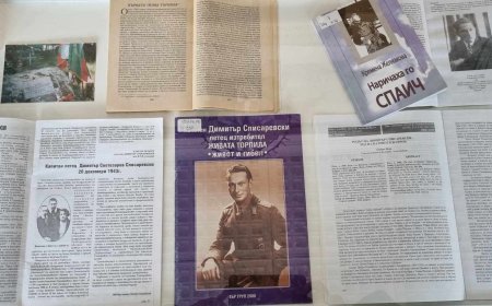 „Памет за летеца-изтребител” в библиотеката в Добрич