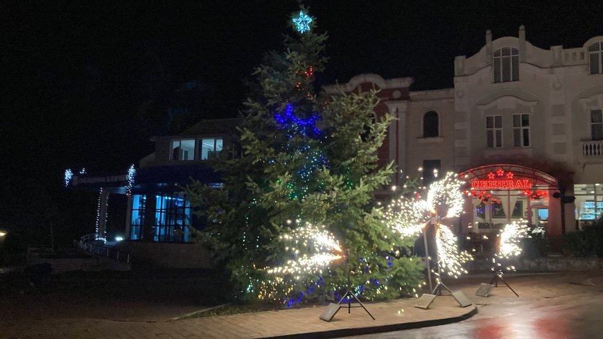 В Балчик запалиха светлините на коледната елха
