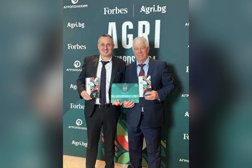 Земеделецът Кирил Жендов с две награди от AGRI AWARDS 2024