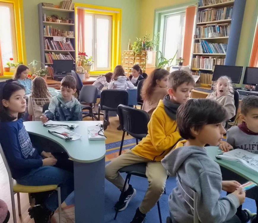 Третокласниците от ОУ „Йордан Йовков” в Каварна рисуваха …щастието