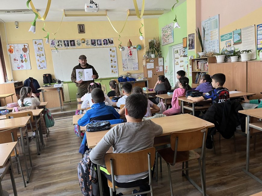 Урок по Горска педагогика в СУ „Йордан Йовков” в Тервел