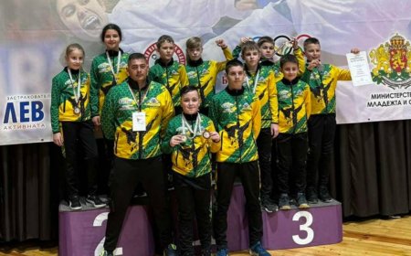 Карате клуб "Добруджа" донесе на Добрич 7 медала и една купа от Държавното първенство за деца до 14 г. възраст