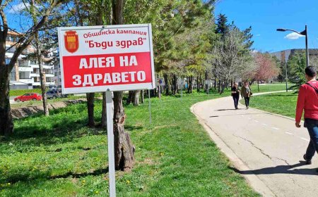 Обновиха Алеята на здравето в градския парк на Добрич