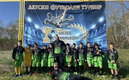 Малките футболисти на ФК „Кария Шабла“ с първо участие в турнира „Златна Добруджа къп“