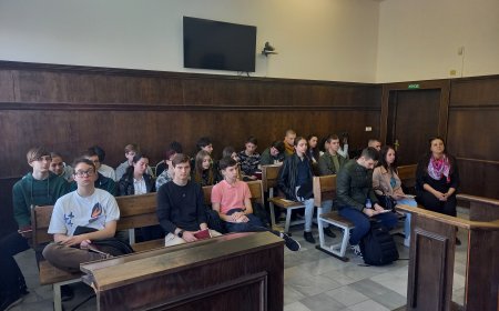 Наказателното правораздаване-тема на срещи с ученици, организирани в Окръжен съд- Добрич