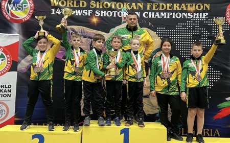 21 медала за карате клуб „Добруджа” от "14th WSF WORLD SHOTOKAN CHAMPIONSHIPS"