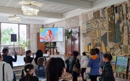Откриха изложба на детски рисунки от oбластния етап на конкурса „С очите си видях бедата”