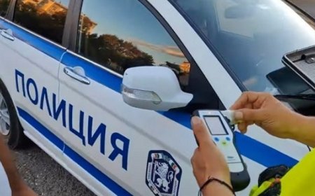 Задържаха 32 – годишен шофьор в Добрич с 1,34 промила