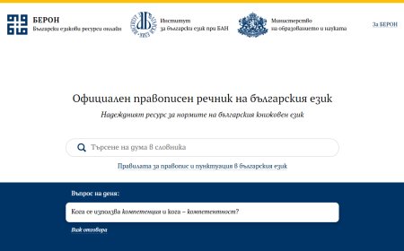 Българският правописен речник е достъпен онлайн
