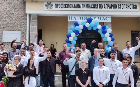 Последен училищен звънец би и за абитуриентите на ПГАС - Добрич