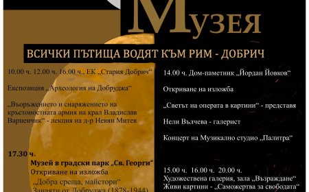 Музеи и галерии в Добричка област се включват в Европейската нощ на музеите