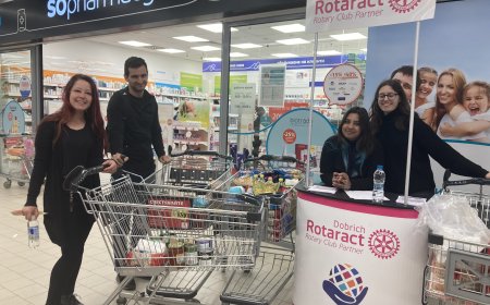 Леща, консерви, брашно и други хранителни продукти са дарени в кампанията на Ротаракт Добрич