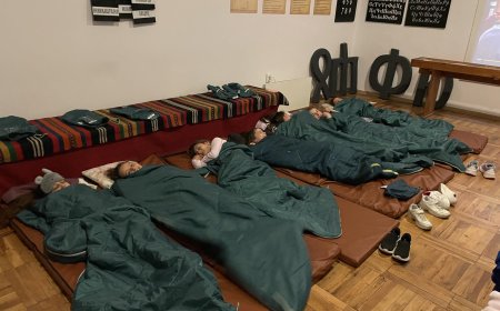 Група ученици пренощува в Регионалния исторически музей в Добрич