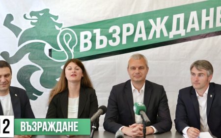 Костадин Костадинов: От вчера изборът на българските граждани се сведе до две алтернативи - „Възраждане” или война
