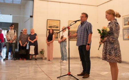 Откриха изложбата  „Графика“ на Христо Господинов – Печката