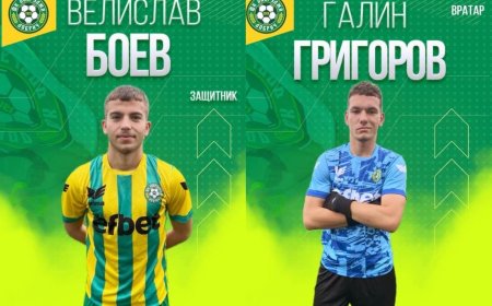 Футбол: „Добруджа 1919” привлече Велислав Боев и Галин Григоров