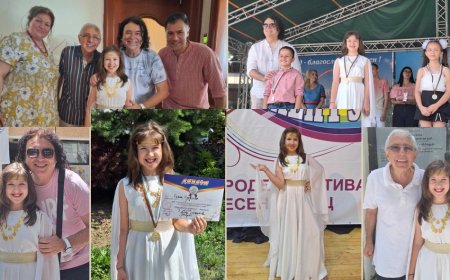 Сиана Славчева от студио "Shining voices" с първа награда от форум за млади изпълнители