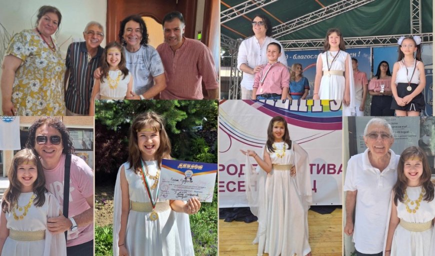 Сиана Славчева от студио "Shining voices" с първа награда от форум за млади изпълнители