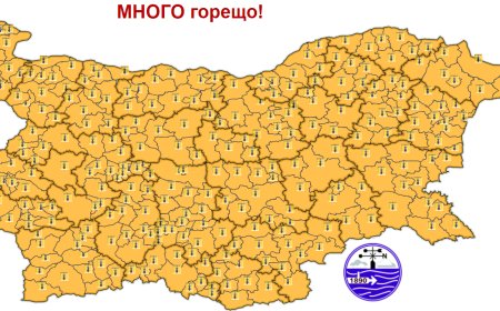 Оранжев код за опасно високи температури в цялата страна
