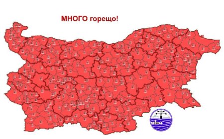 НИМХ обяви червен код за опасни жеги в цялата страна и в сряда