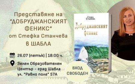 Представят книгата „Добруджанският феникс“ в Шабла