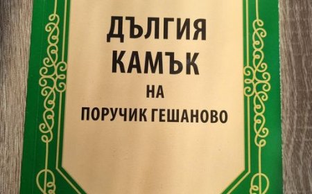 Книгата „Дългия камък на Поручик Гешаново“ с премиера в селото, чиято история представя