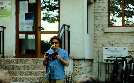 Калоян Георгиев представи в родната Шабла първата си поетична книга "Смъртта ражда ангели"