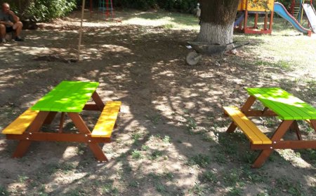 Нови уреди за игра са монтирани в Детска градина Крушари в изнесената група в с. Коритен
