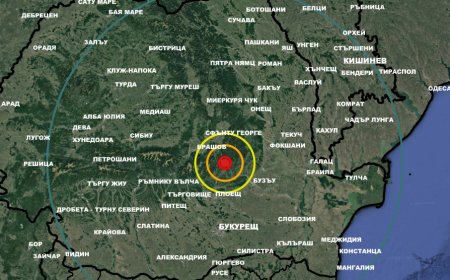 Земетресение с магнитут 5.3 по Рихтер  край Брашов. Усетено и в Добрич