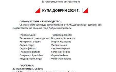 Състезание по спортно ориентиране за купа „Добрич“ 2024 се провежда днес