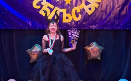 Деветгодишната Сиана Славчева с отличия от конкурса „Звезден сблъсък“ във Велико Търново