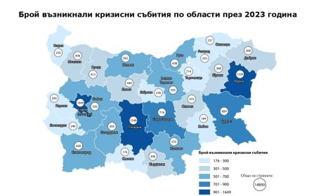 НСИ: Бедствия и инциденти в България през 2023 г.