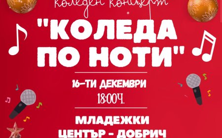 „Коледа по ноти” в Младежкия център в Добрич