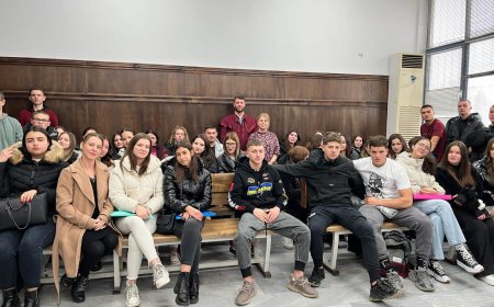 „Не на насилието“ казаха ученици от Финансово-стопанска гимназия „Васил Левски“ при гостуването си на прокуратурата в Добрич