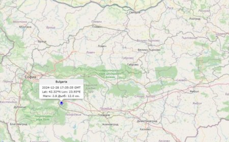 Леко земетресение разлюля района на Момин проход