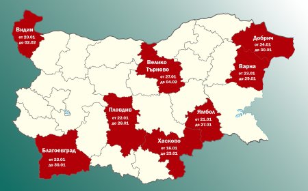 Още две области под грипна епидемия от утре  – Добрич и Велико Търново