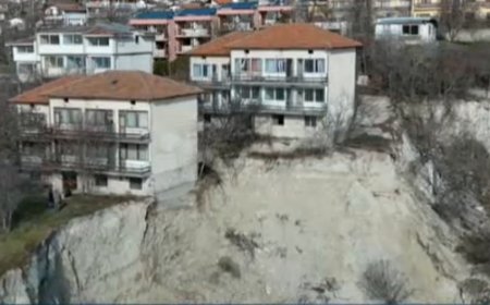 Свлачището в Балчик отново е активно