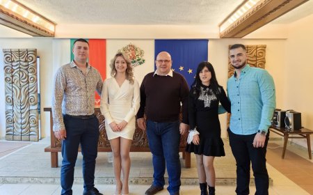 В Международната седмица на брака, първи в община Шабла сключиха брак Кристияна и Георги Енчеви
