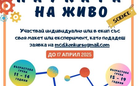 Младежки център – Добрич представя конкурс за млади изследователи – „Науката на живо“