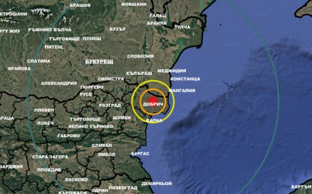 Слабо земетресение беше регистрирано край Генерал Тошево