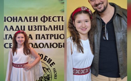 Първо място за Сиана Славчева в Национален фестивал за патриотична песен