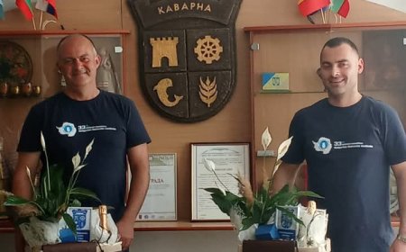 След 155 дни плаване, Траян Попов и Христо Димов в Община Каварна