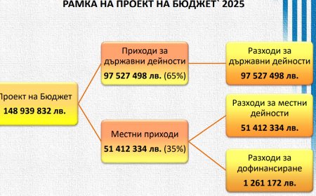 Близо 149 млн. лева е проектобюджетът на Добрич за 2025 година