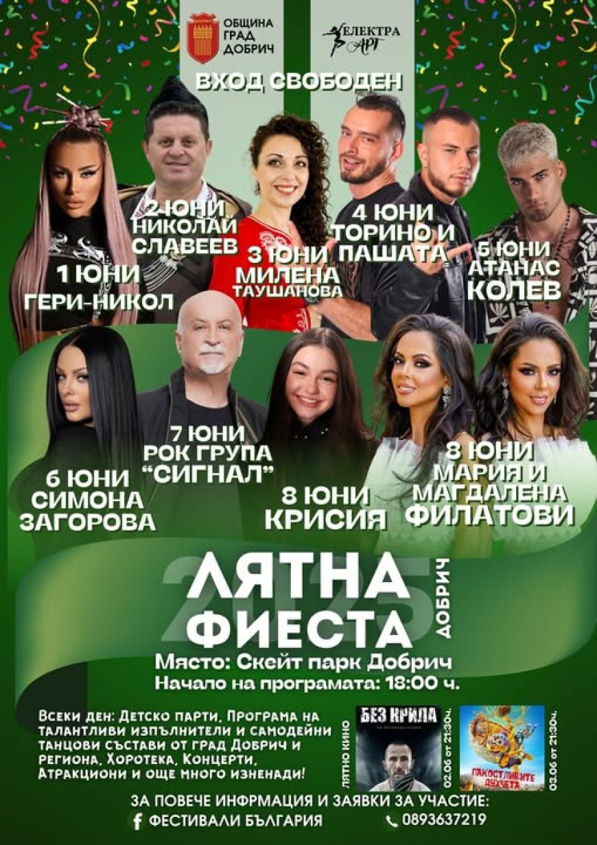 Лятна фиеста на Скейт парка в Добрич