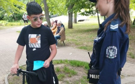 Полицията с превантивна  акция за безопасно управление на тротинетки
