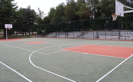 Ремонтираха спортното игрище по баскетбол в Генерал Тошево